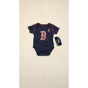 NEW Baby Infant 0/3 Mo MLB Boston Red Sox #11 Devers  One Piece Sleeper Jersey